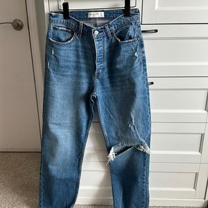 Abercrombie Dad High Rise Jean